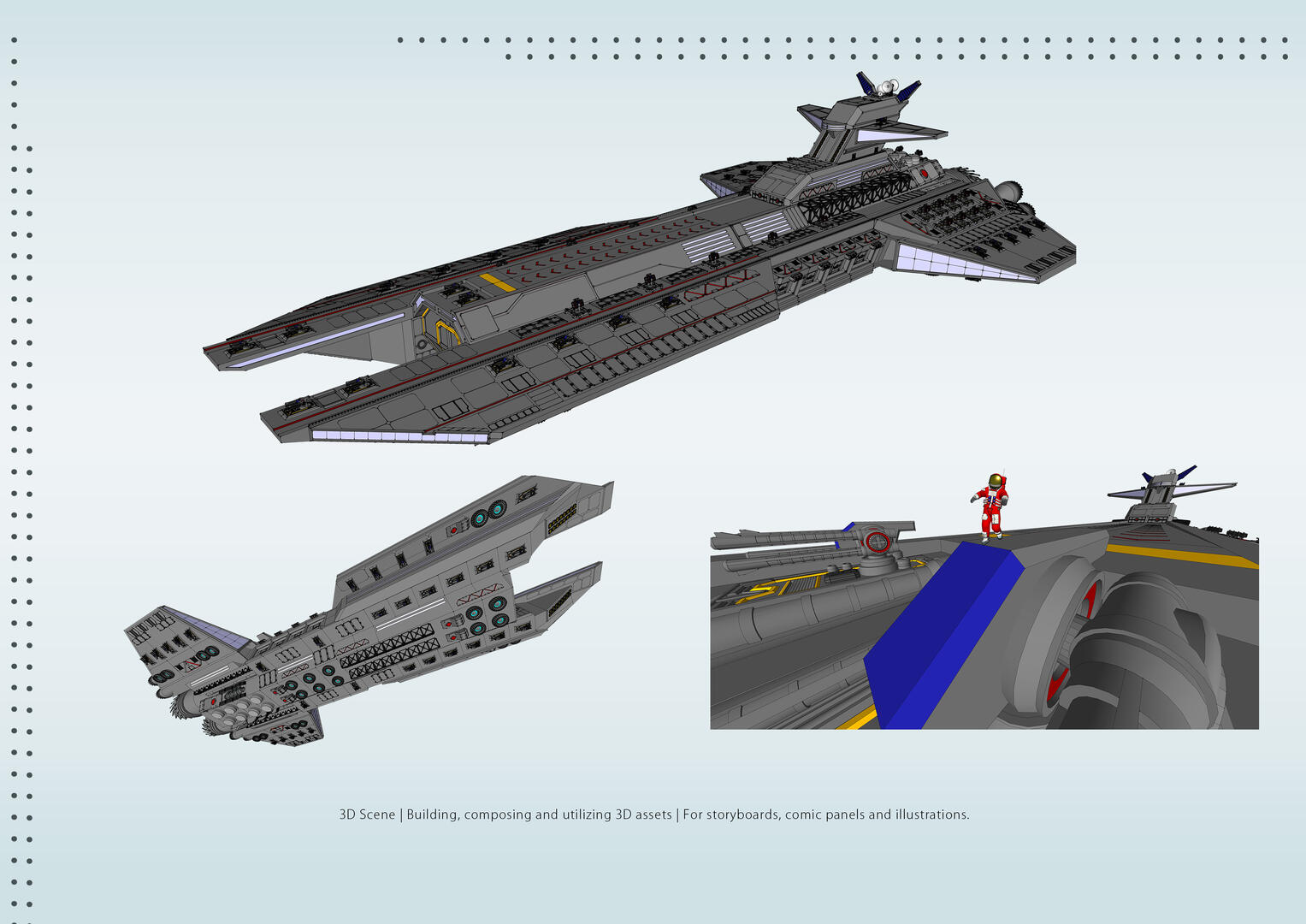 3D Heavy Cruiser