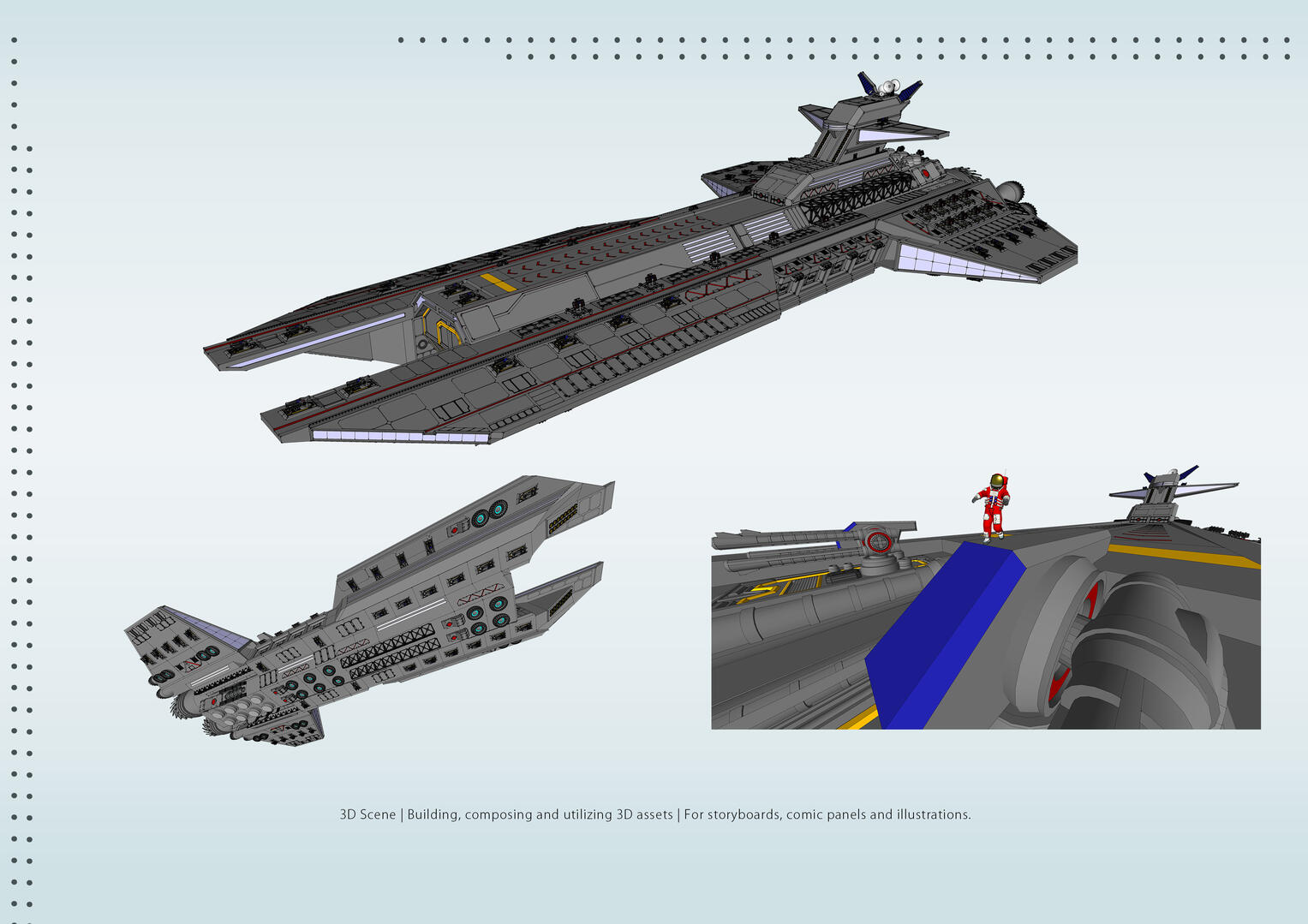 3D Heavy Cruiser