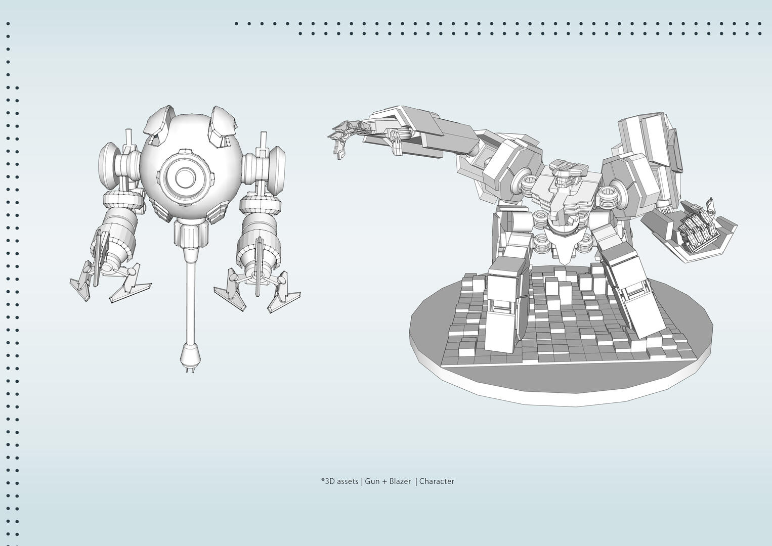 3D Asset | Gun+ Blazer | Character